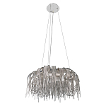 Люстра круглая подвесная с металлическими дугами и длинными цепочками 80 см Atlantis Chain варинант исполнения - 4 | Loft Concept в Казани