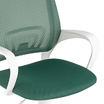 Офисное кресло с основанием из белого пластика Desk chairs Green варинант исполнения - 6 | Loft Concept в Казани