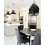 Люстра черная с несколькими ярусами деревянных палочек Bright Wooden Chandelier варинант исполнения - 4 | Loft Concept в Казани