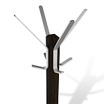 Вешалка с квадратным основанием и 4-мя металлическими крючками Industrial Metal Rust варинант исполнения - 2 | Loft Concept в Казани