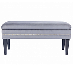 Мягкая банкетка с зоной для хранения Casket Grey варинант исполнения - 1 | Loft Concept в Казани