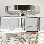 Потолочный светильник шестигранной формы с прозрачными стеклянным плафоном Elstead Lighting варинант исполнения - 6 | Loft Concept в Казани