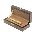 Флешка на 32 гб в виде патрона с гравировкой Герба РФ в подарочной коробке Metal Flash Drive варинант исполнения - 4 | Loft Concept в Казани