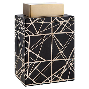 Декоративный сосуд Golden zigzag