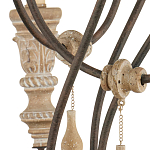 Люстра с состаренными резными элементами Big Graceful Profile варинант исполнения - 2 | Loft Concept в Казани