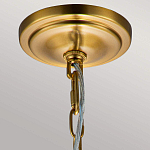 Подвесной светильник латунного цвета с прозрачным стеклянным плафоном Feiss варинант исполнения - 3 | Loft Concept в Казани