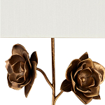 Бра с  каркасом в виде цветков розы и тканевым абажуром Flowers and Fox Roses варинант исполнения - 2 | Loft Concept в Казани