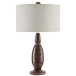 Настольная лампа из мрамора с тканевым абажуром Seductress варинант исполнения - 3 | Loft Concept в Казани