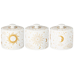 Чайный сервиз из фарфора с рисунком звезд и созвездий на 6 персон 14 предметов Porcelain Astronomy Collection варинант исполнения - 2 | Loft Concept в Казани