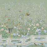 Обои ручная роспись Temple Newsam Mercury Grey варинант исполнения - 2 | Loft Concept в Казани