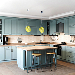 Подвесной светильник со стеклянном плафоном в форме бокала Kaleido варинант исполнения - 33 | Loft Concept в Казани