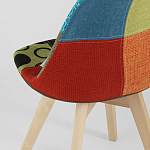 Стул с обивкой в стиле пэчворк Arvika варинант исполнения - 6 | Loft Concept в Казани