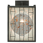 Бра с круглой зеркальной вставкой с эффектом ржавчины Stunning Radiance варинант исполнения - 2 | Loft Concept в Казани