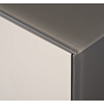 Комод со стеклянной столешницей и с выдвижными ящиками Minimalist Accent варинант исполнения - 3 | Loft Concept в Казани