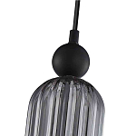 Подвесной светильник с рифленым стеклянным плафоном цилиндрической формы ARTICOLO варинант исполнения - 2 | Loft Concept в Казани