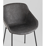 Стул Ashby экокожа серый варинант исполнения - 3 | Loft Concept в Казани