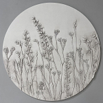 Панно Серые цветы варинант исполнения - 1 | Loft Concept в Казани