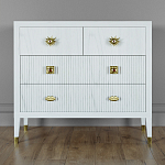 Бельевой Комод с 4 ящиками Elsa Dreams White варинант исполнения - 5 | Loft Concept в Казани