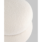 Пуф Полли S тедди белый варинант исполнения - 4 | Loft Concept в Казани