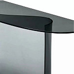 Консоль дымчатого цвета с изогнутым основанием Arabesque варинант исполнения - 1 | Loft Concept в Казани