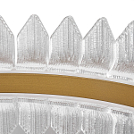 Люстра круглая с декоративными элементами в виде лепестков Round Light Flashing варинант исполнения - 8 | Loft Concept в Казани