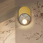 Бра с каменным диском в металлической раме Sandstone Painting варинант исполнения - 5 | Loft Concept в Казани