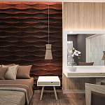 Гипсовая 3D панель с принтографией PM-03 варинант исполнения - 2 | Loft Concept в Казани