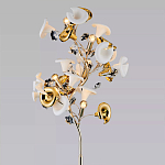 Торшер в виде белых и золотых цветов каллы Refined Taste of Light варинант исполнения - 2 | Loft Concept в Казани