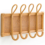 Настенная вешалка из ротанга Wila Wall Hanger M варинант исполнения - 1 | Loft Concept в Казани