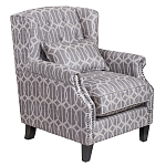 Кресло Henry Armchair grey velour варинант исполнения - 1 | Loft Concept в Казани