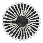 Потолочный светильник круглый с стеклянными бусинами Uniformity варинант исполнения - 1 | Loft Concept в Казани