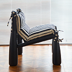 Кресло черно-белое со съемными подушками Celebrity варинант исполнения - 6 | Loft Concept в Казани