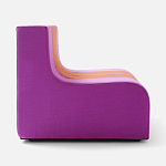 Дизайнерское кресло зеленое Poltronova Sofo Verosa Green Pink Armchair варинант исполнения - 7 | Loft Concept в Казани