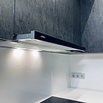 Угловой кухонный гарнитур Жемчужный белый Серый Clarke Kitchen Set White Grey варинант исполнения - 3 | Loft Concept в Казани