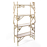 Стеллаж металлический с птичками Primavera варинант исполнения - 2 | Loft Concept в Казани