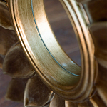 Зеркало-солнце с золотыми с лучами Rays of Peace варинант исполнения - 2 | Loft Concept в Казани