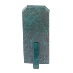 Часы погон ВС подарочные настольные из натурального камня Змеевик Military Clock варинант исполнения - 15 | Loft Concept в Казани