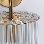 Бра с круглым основанием и длинными прозрачныи стеклянными трубками Nembus варинант исполнения - 4 | Loft Concept в Казани