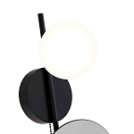 Бра с матовым плафоном в форме шара и зеркальной плоской панелью Lunar Echo  варинант исполнения - 1 | Loft Concept в Казани