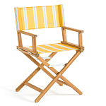 Кресло режиссерское из акации и ткани Geneva варинант исполнения - 6 | Loft Concept в Казани