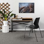 Стол рабочий в стиле лофт с ящиком и нишей для хранения Urban Style Space варинант исполнения - 4 | Loft Concept в Казани