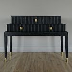 Премиальная Консоль с тремя ящиками Elsa Dreams Black варинант исполнения - 3 | Loft Concept в Казани