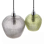 Подвесной светильник каскадный с 2-мя рельефными плафонами Cascade with Relief Lampshades варинант исполнения - 4 | Loft Concept в Казани