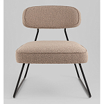 Кресло лаунж Kate букле капучино варинант исполнения - 4 | Loft Concept в Казани