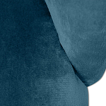 Барный стул вращающийся со спинкой Синий Велюр Vendramin Chair варинант исполнения - 3 | Loft Concept в Казани