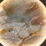 Бра в форме диска черного цвета Borders of Black варинант исполнения - 3 | Loft Concept в Казани