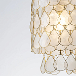 Подвесной светильник с декором из натуральной морской ракушки Iridescent Light варинант исполнения - 4 | Loft Concept в Казани