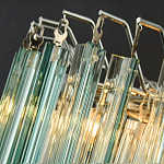 Дизайнерская люстра AQUA Blue Lagoon бирюзовое стекло несколько ярусов варинант исполнения - 4 | Loft Concept в Казани