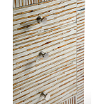 Тумбочка прикроватная Bogense Bone Inlay Bedside Beige варинант исполнения - 3 | Loft Concept в Казани