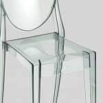 Прозрачный стул с серым оттенком LOUIS GHOST CHAIR варинант исполнения - 7 | Loft Concept в Казани